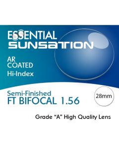Semi-Finished Bifocal Flat Top Sunsation High Index 1.56 Anti-Reflective