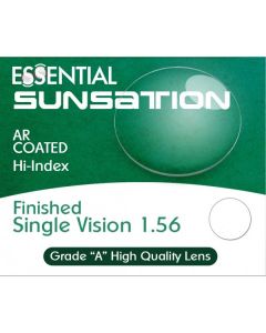 Finished Single Vision Sunsation High Index 1.56 Anti-Reflective